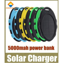 External Backup Battery Waterproof 5000mAh Solar Power Bank